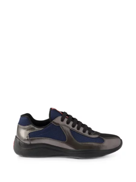 Ciclism sneakerși Prada din piele gri