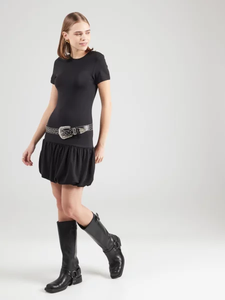 WEEKDAY Rochie Daisy' negru