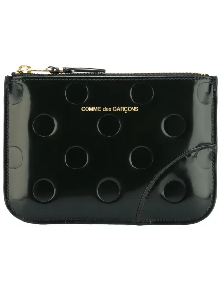 Portofel Comme Des Garçons Wallet cu buline negru
