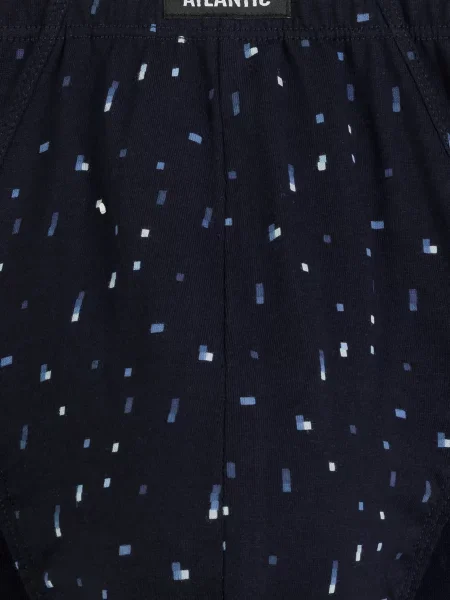 Трусы Atlantic с принтом синие