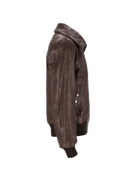 Geanta de piele Rick Owens maro