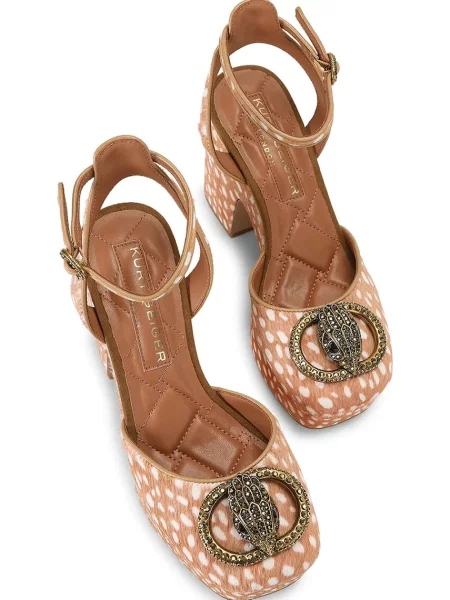 Kurt Geiger London туфлі-човники на каблуку шкіряні Chelsea Closed Platform