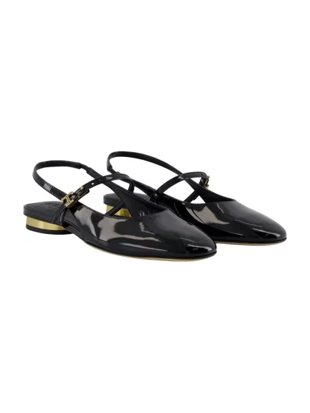 Balerinki Tod's skórzane czarne