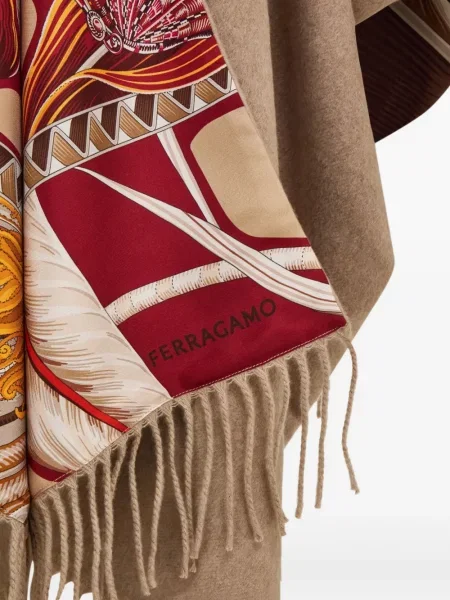Reversibil geacă Ferragamo de mătase