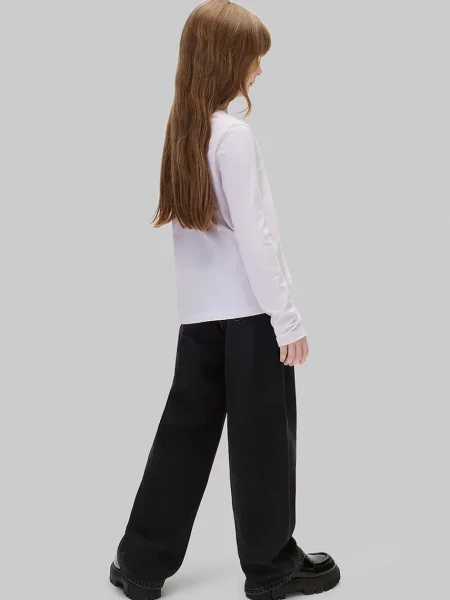 Calvin Klein Jeans блуза с дълги ръкави за деца от виолетово