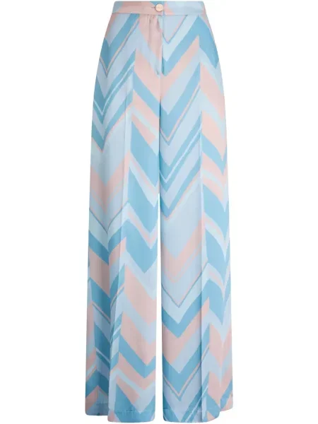 Pantaloni palazzo Liu Jo cu imagine albastru