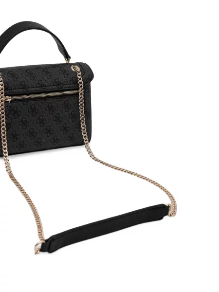 Satchel torba Guess crna