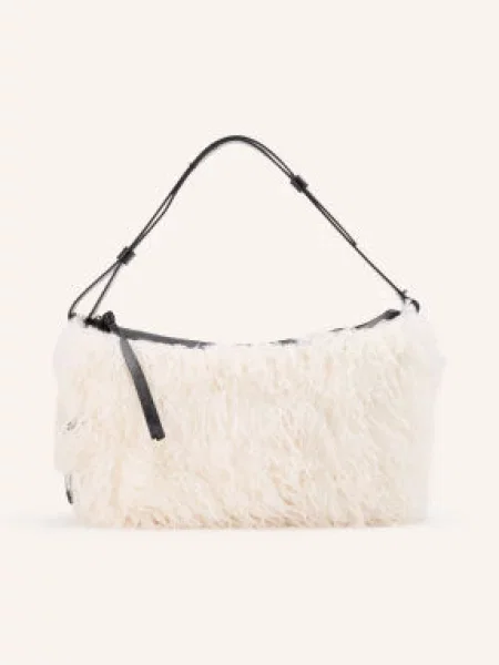 Marc Jacobs Kabelka Přes Rameno The Scene Large Z Umělé Kožešiny / černá bílá
