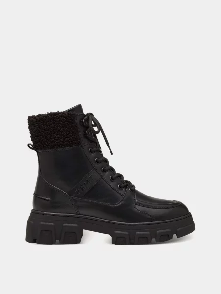 Tamaris Чоботи Текстиль чорний