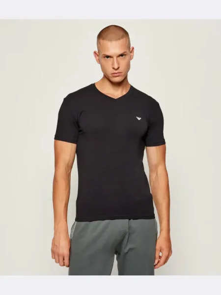 Emporio Armani Póló | Fitted fit fekete