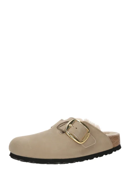 BIRKENSTOCK Saboți Boston LEOI maro mokka bej