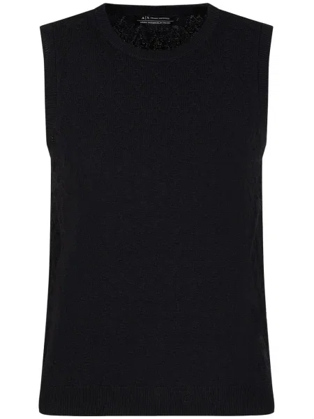 Vestă Armani Exchange din jacard negru