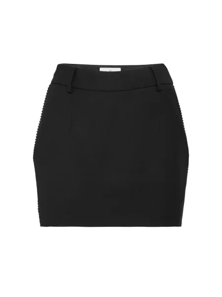 Mała mały spódnica mini Philipp Plein wełniana czarna