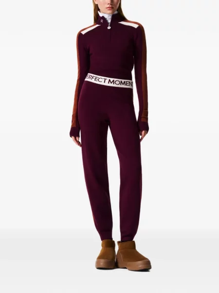 Pantaloni de jogging Perfect Moment de lână violet