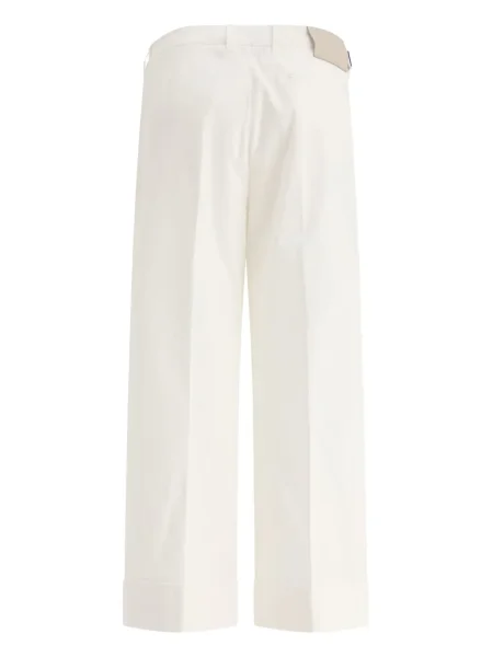 Pantaloni Jacob Cohën alb