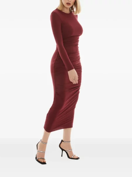 Rochie midi Tessitura roșu