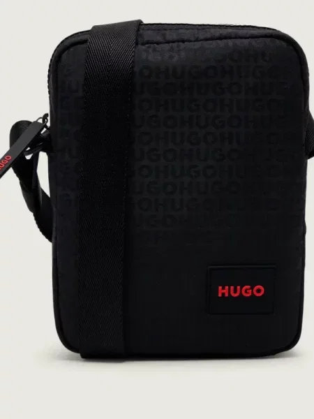 Geantă crossbody Hugo negru