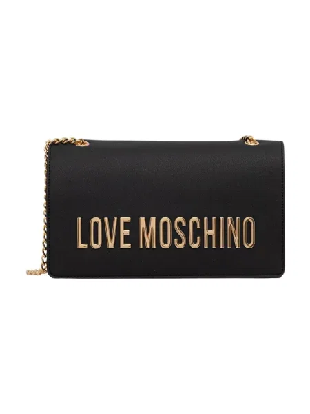 Torebka Love Moschino z logo czarna