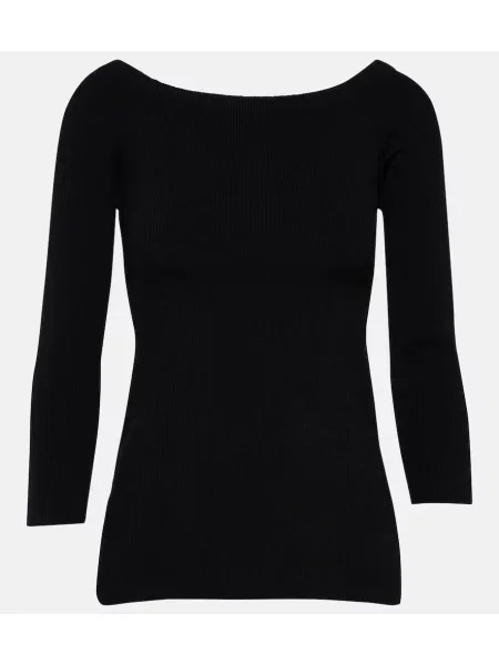 Pulover Veronica Beard tricotate negru