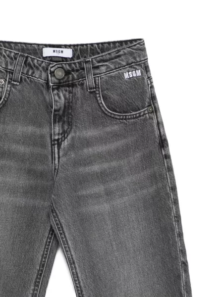 Jeansy dziecięce Msgm szare