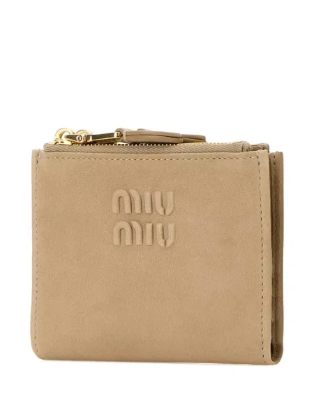 Portofel Miu Miu din piele roz