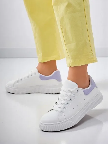 Sneakerși Resti alb