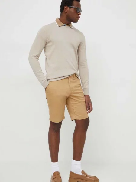 Светр Barbour Essentials легкий бежевий