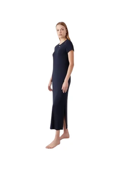 Sukienka maxi Emporio Armani niebieska