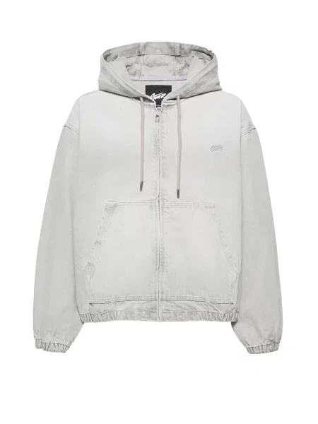 Pull&Bear Geacă de primăvară-toamnă deschis gri