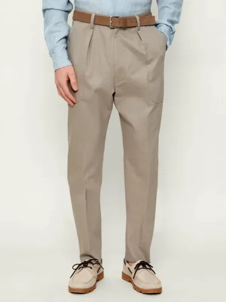 Eleventy Pantaloni FATIQUE | Relaxed fit bej