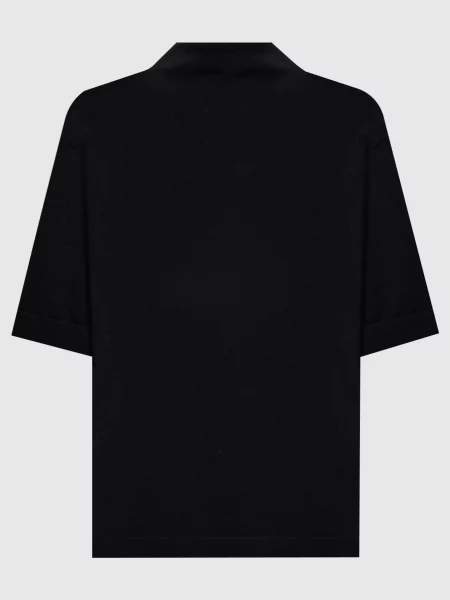 Футболка з вовни Jil Sander чорна