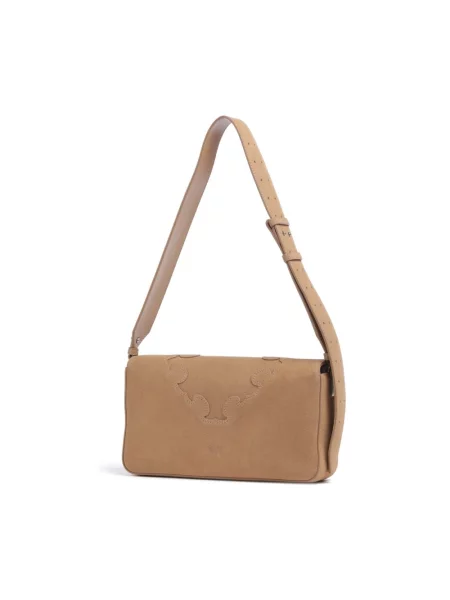 PINKO Torebki Kobieta ONE SIZE Zamsz Love One Slouchy Classic brązowy