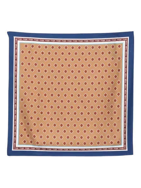 Fular Maje de mătase cu model floral