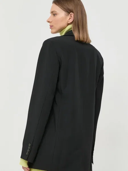 Birgitte Herskind sacou Mercy un singur rand de neted negru