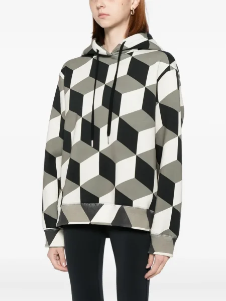 Hanorac cu glugă Cynthia Rowley verde