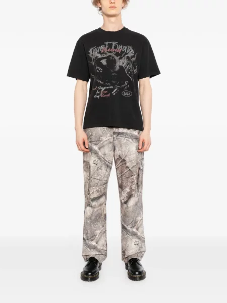 Grafic tricou Warman cu imagine gri
