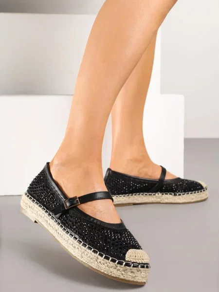 Espadrile Rinelona negre