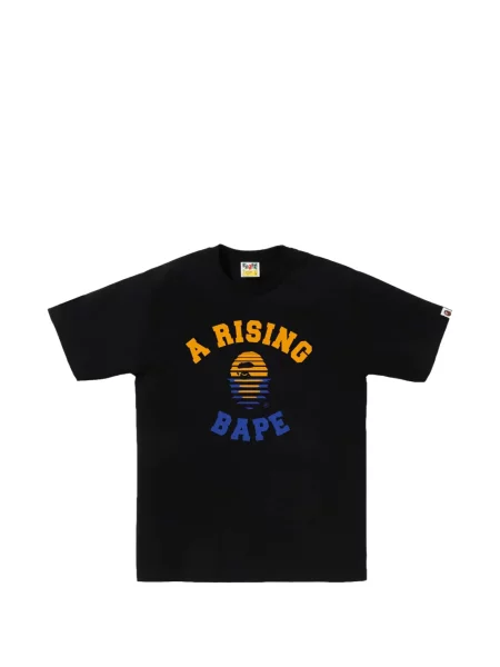 Tricou A Bathing Ape® cu imagine negru