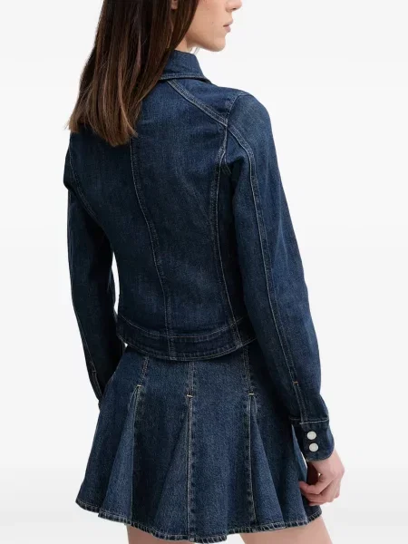 Gulerat pantaloni Levi's® evazate zdrențuiți albastru