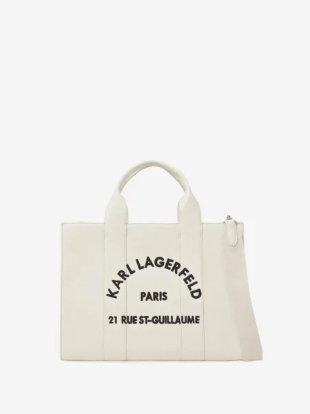 Shopper táska Karl Lagerfeld fehér