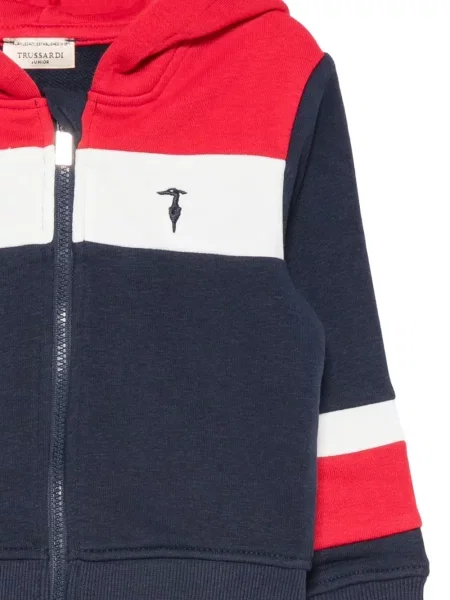 Bluza z kapturem dziecięca Trussardi niebieska