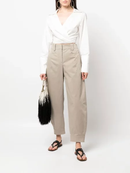 Decupat pantaloni Alberta Ferretti