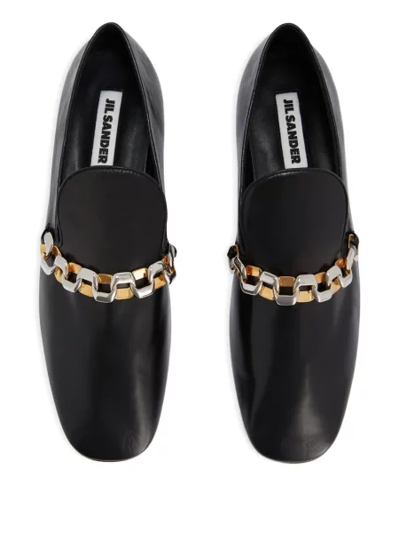 Pantofi loafer Jil Sander din piele negru