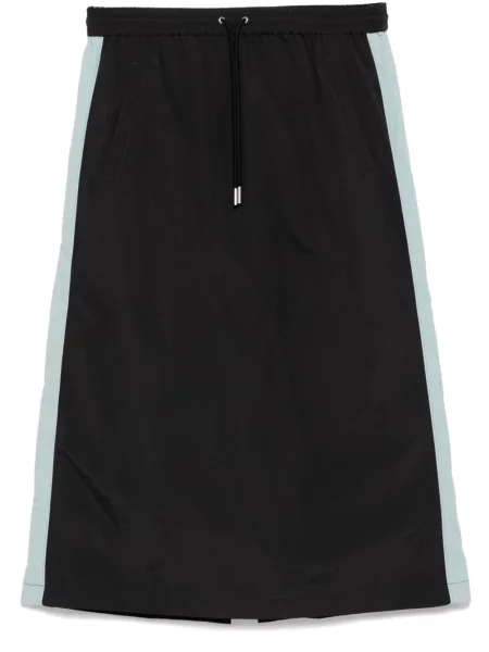 Długa spódnica Maison Kitsune szara