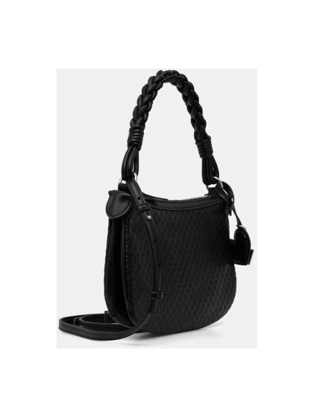 Armani Exchange torebka z imitacji skóry czarna