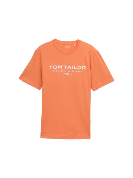 TOM TAILOR Tricou corai alb