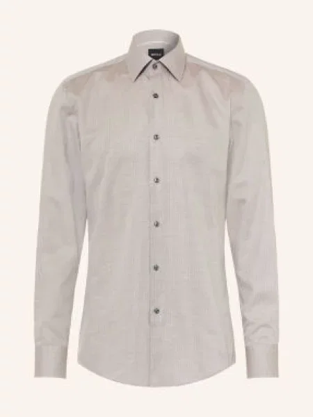 Boss Košile Hank Slim Fit šedá