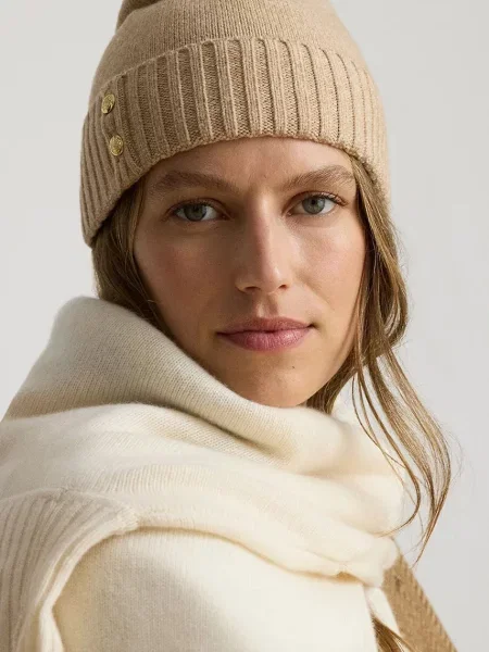 Шерстяная шапка Lauren Ralph Lauren