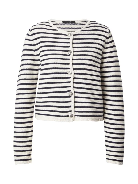 OUI Kardigán MAREA tmavomodrá / melírovaná biela