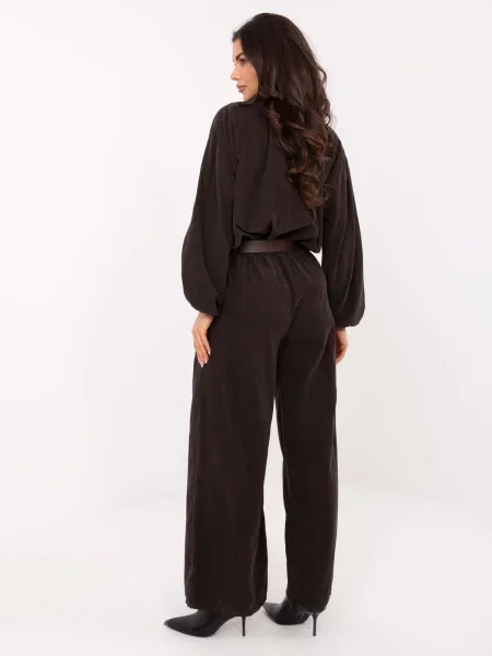 Pantaloni Italy Moda maro